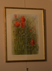 maki polne 5, tech. sucha pastela,  wym. z ramą autorską 40x50 , rok 2011, obraz w kolekcji prywatnej